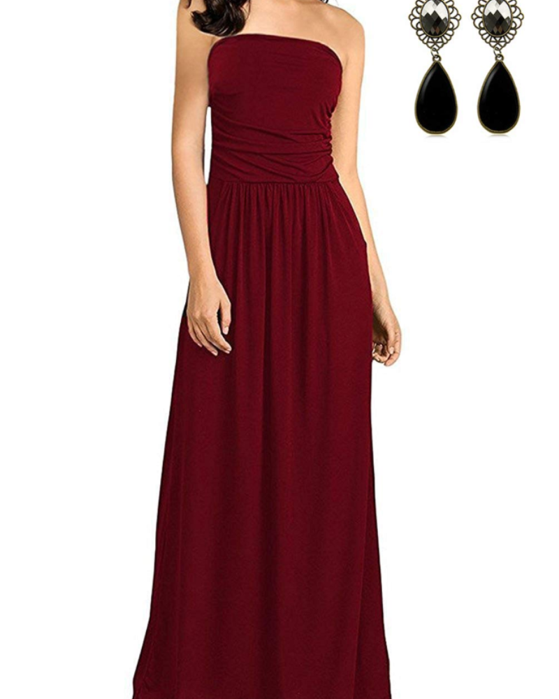 Isla Vestido Maxi Mujer – Estilo Boho, Bolsillos, Tejido Ligero y Secado Rápido