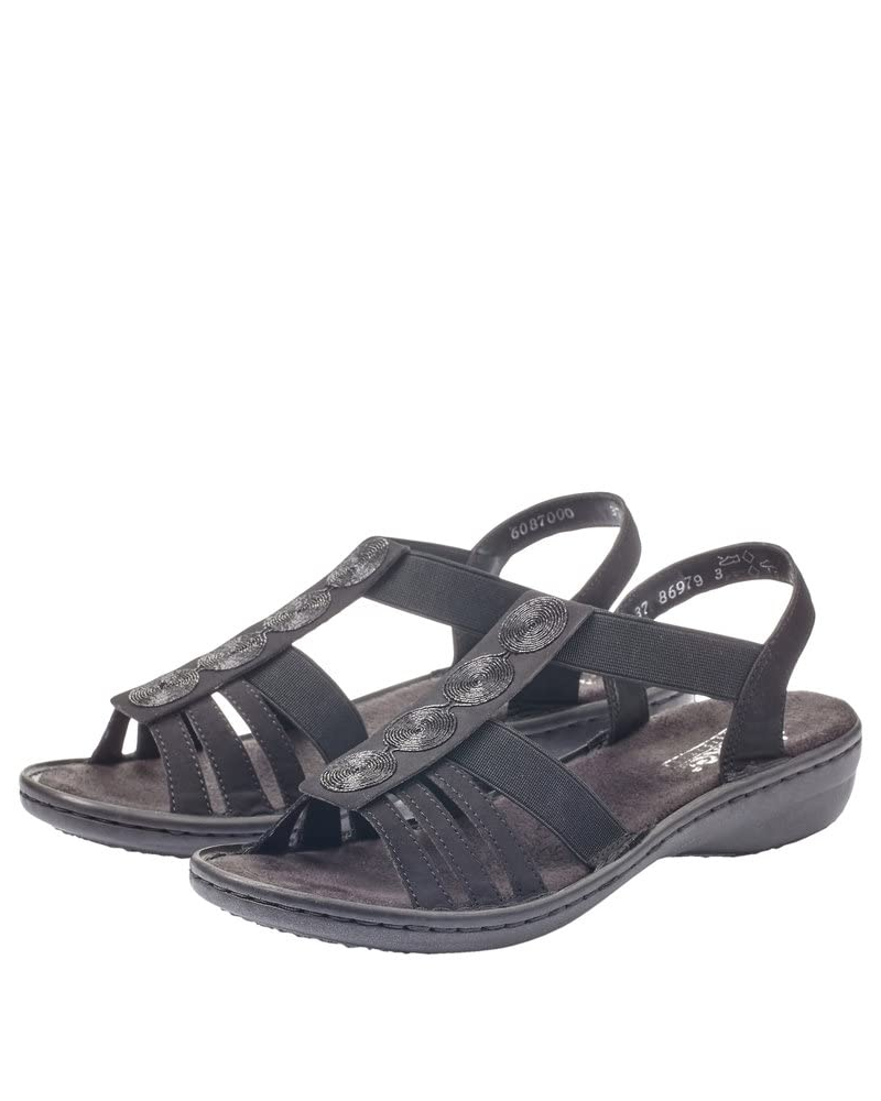 Marlowe Sandalias Mujer – Tiras de Cuero Sintético, Suela Ligera y Comodidad Diaria