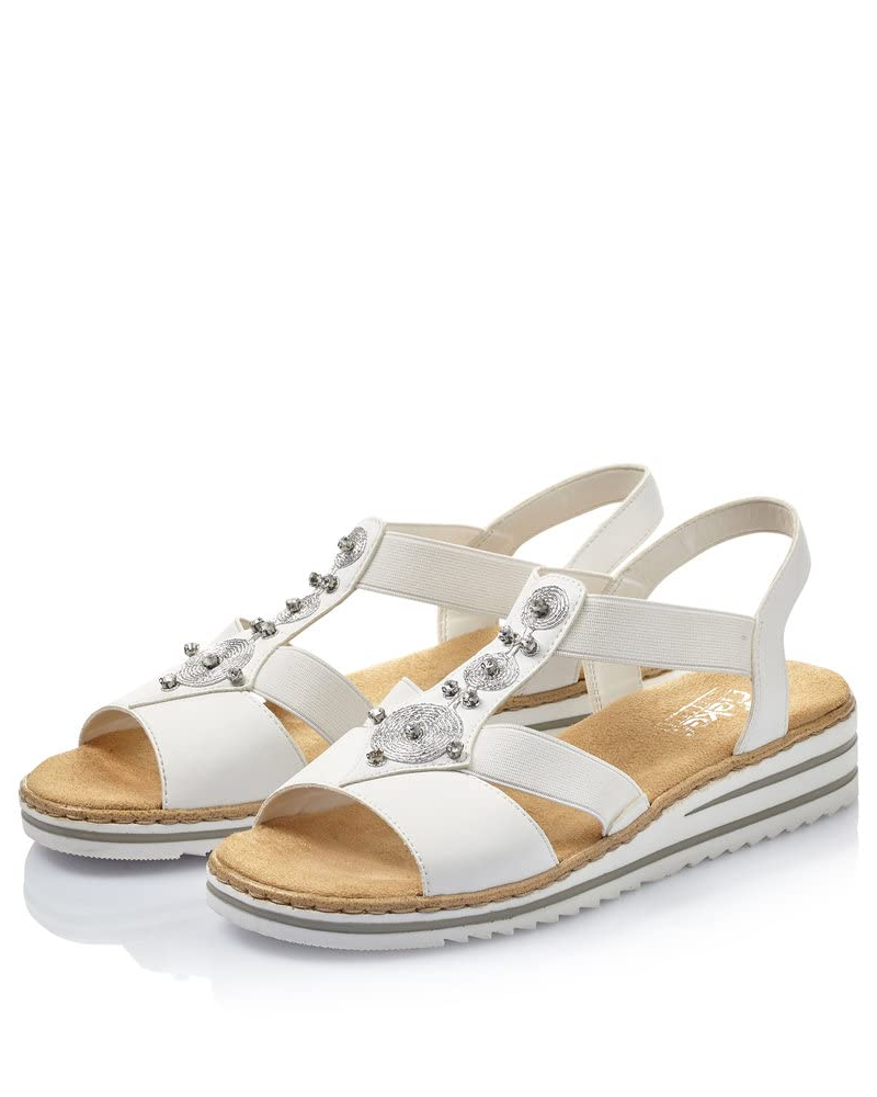 Leona Sandalias Mujer – Cuña Ligera, Hebilla Ajustable y Plantilla Acolchada