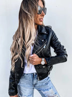 Maxine giacca in pelle da donna – giubbotto elegante chic senza tempo