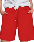 Bella Shorts Mujer – Paper Bag de Cintura Alta con Cordón y Bolsillos