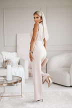 Giuliana Mono Elegante para Mujer – Jumpsuit Largo Sin Mangas Chic