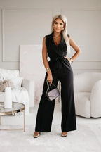 Giuliana Mono Elegante para Mujer – Jumpsuit Largo Sin Mangas Chic