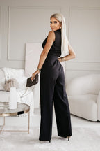 Giuliana Mono Elegante para Mujer – Jumpsuit Largo Sin Mangas Chic