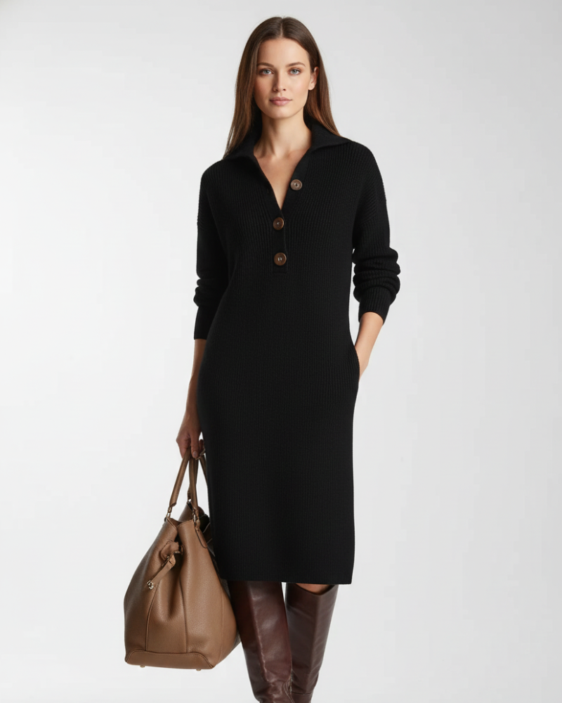 Vestido midi Leonor para Mujer – Sofisticado, Elegante y Cómodo