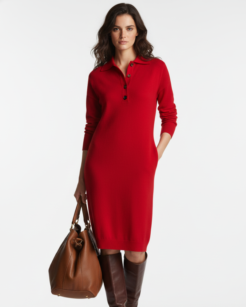 Vestido midi Leonor para Mujer – Sofisticado, Elegante y Cómodo