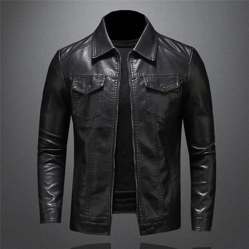 Chaqueta de piel Pedro para Hombre – Estilo atemporal, Elegante y Diseño atemporal