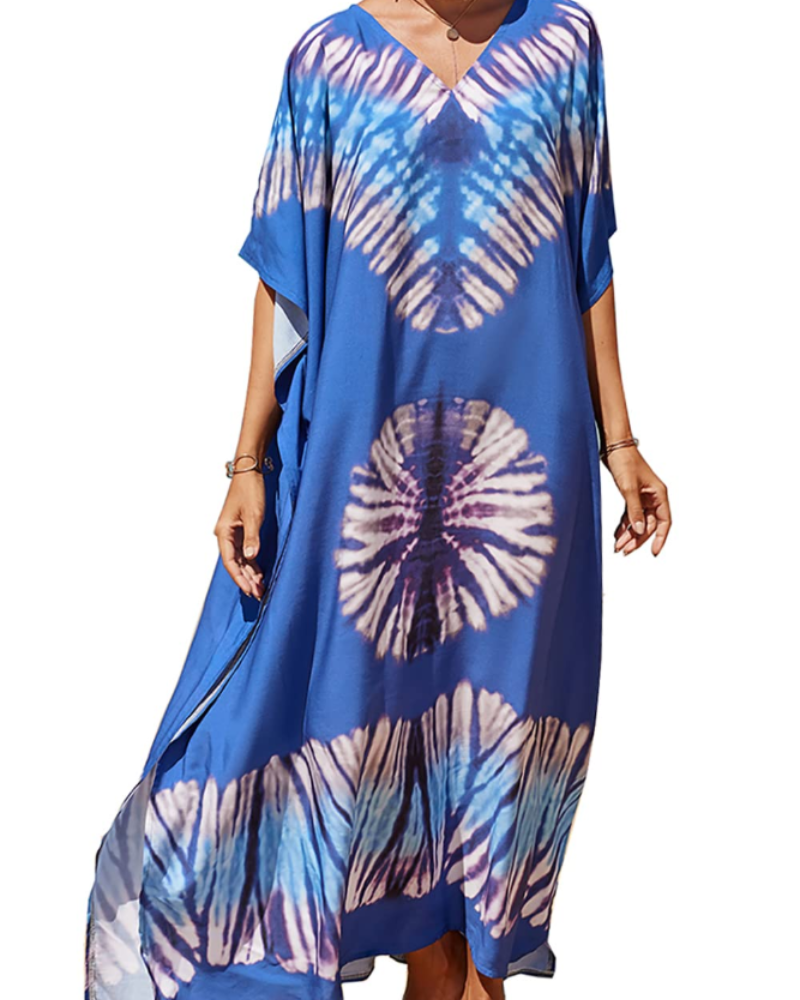 Autumn Vestido Kaftán Mujer – Corte Oversize, Tejido Ligero y Estilo Boho