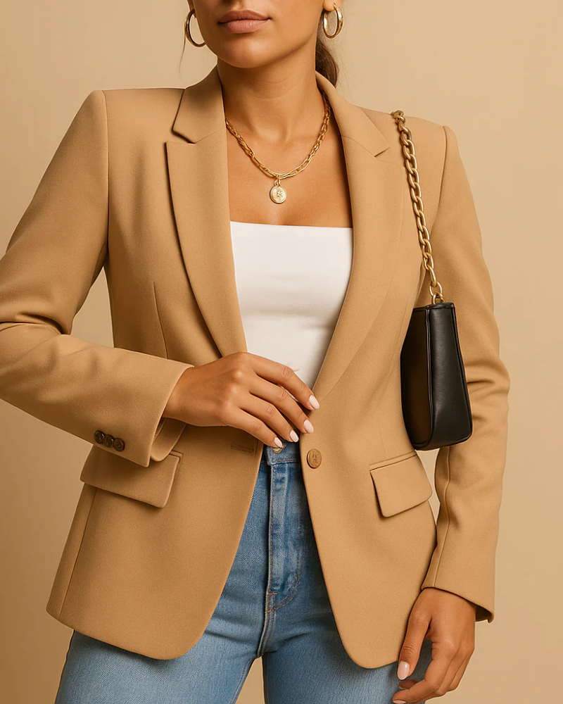 Vivienne Blazer Entallado Mujer – Corte Elegante, Silueta Favorecedora y Estilo Versátil