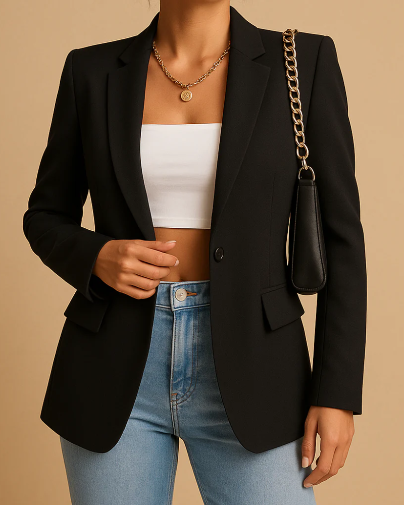 Vivienne Blazer Entallado Mujer – Corte Elegante, Silueta Favorecedora y Estilo Versátil
