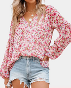 Gemma Blusa Manga Larga Mujer – Corte Favorecedor, Estilo Elegante y Versátil
