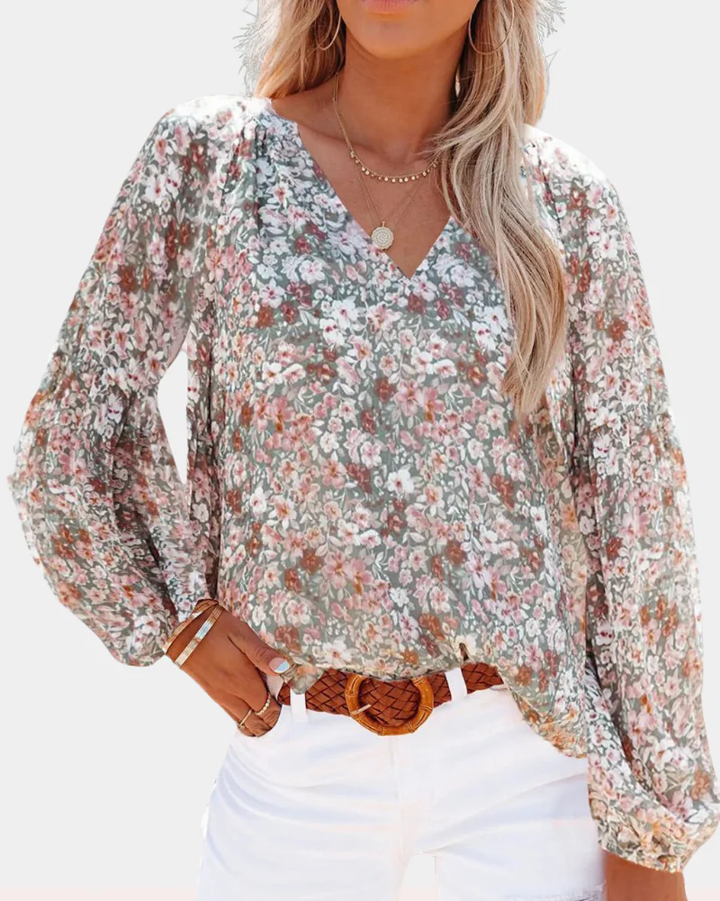 Gemma Blusa Manga Larga Mujer – Corte Favorecedor, Estilo Elegante y Versátil
