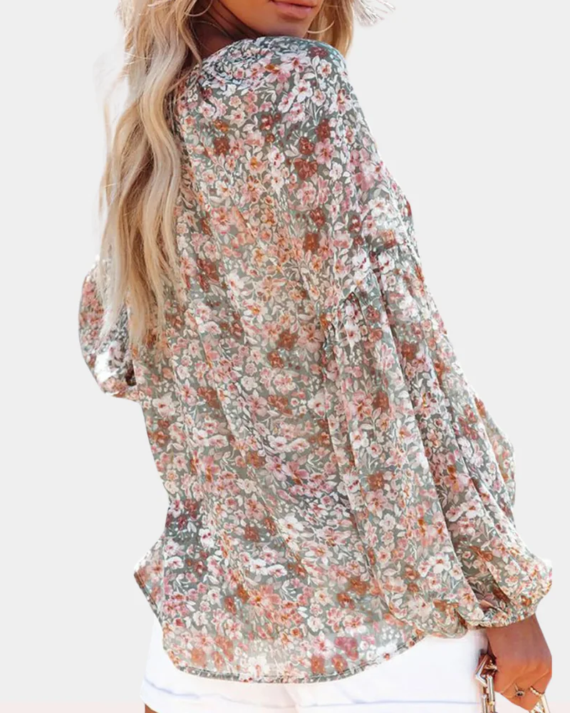 Gemma Blusa Manga Larga Mujer – Corte Favorecedor, Estilo Elegante y Versátil