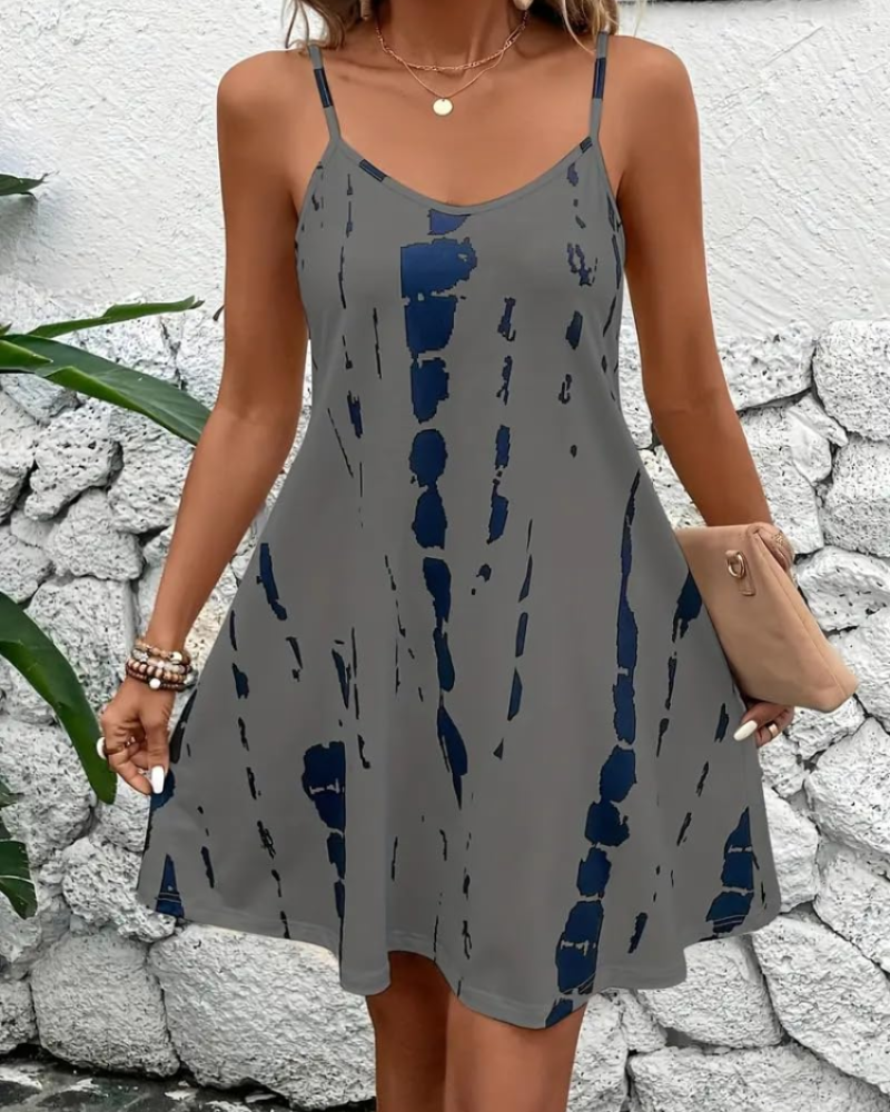 Kiara Vestido Verano Mujer – Tirantes Finos, Escote en V y Corte A Ligero