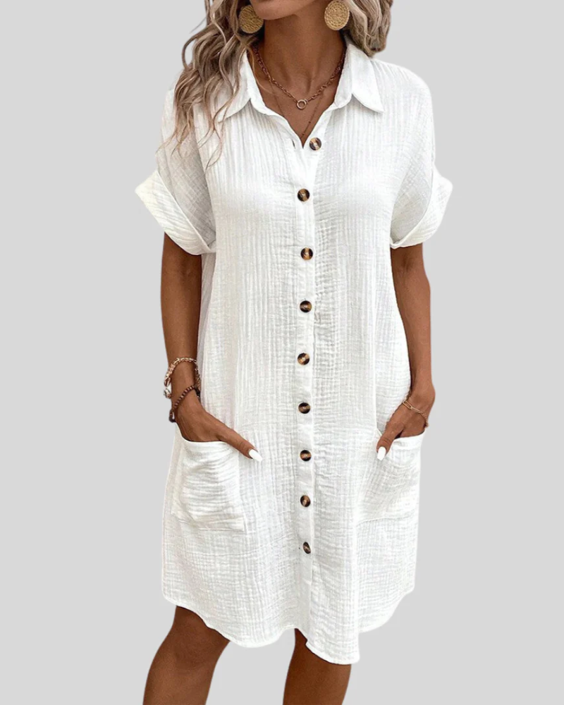 Hadley Vestido de Verano Mujer – Tejido Transpirable y Corte Fluido Elegante