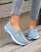 Abigail Zapatillas Walking Mujer – Malla Transpirable, Ajuste Ancho y Soporte de Arco