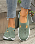 Abigail Zapatillas Walking Mujer – Malla Transpirable, Ajuste Ancho y Soporte de Arco