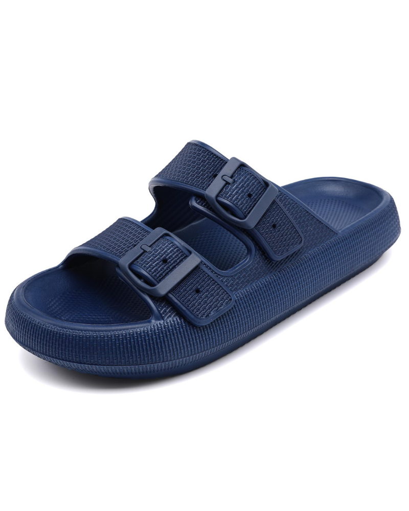 Megan Women’s Cloud Sandals – Lightweight EVA, Adjustable Buckle, and Non-Slip Sole