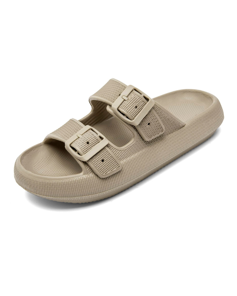 Megan Women’s Cloud Sandals – Lightweight EVA, Adjustable Buckle, and Non-Slip Sole