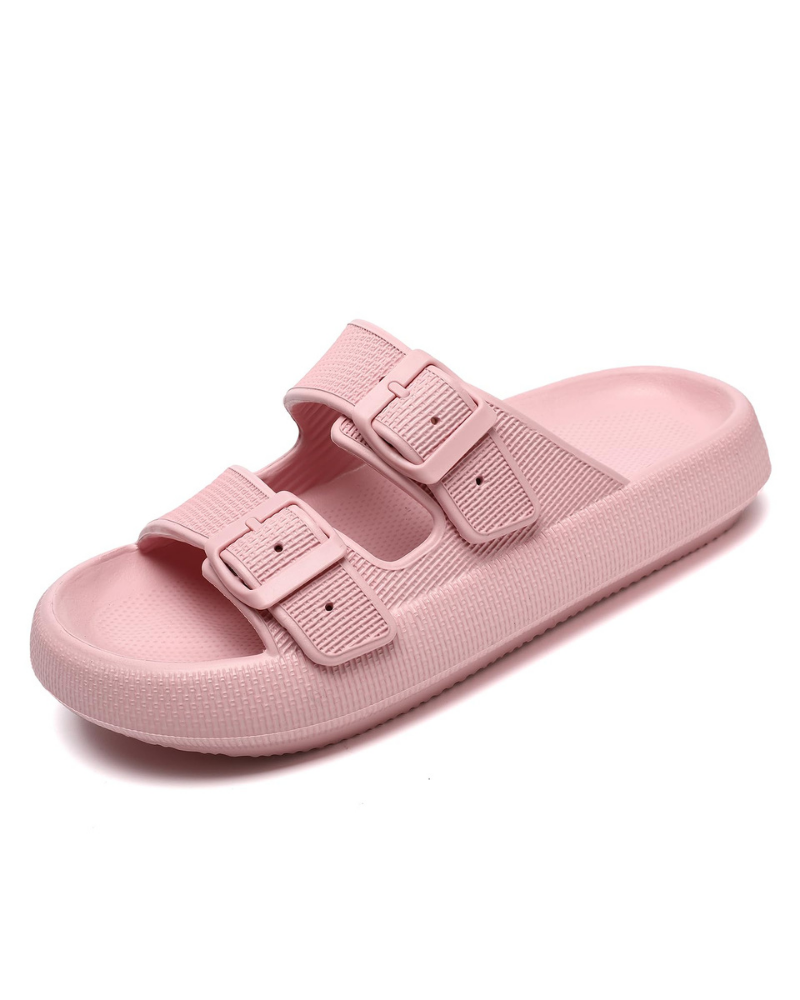 Megan Women’s Cloud Sandals – Lightweight EVA, Adjustable Buckle, and Non-Slip Sole