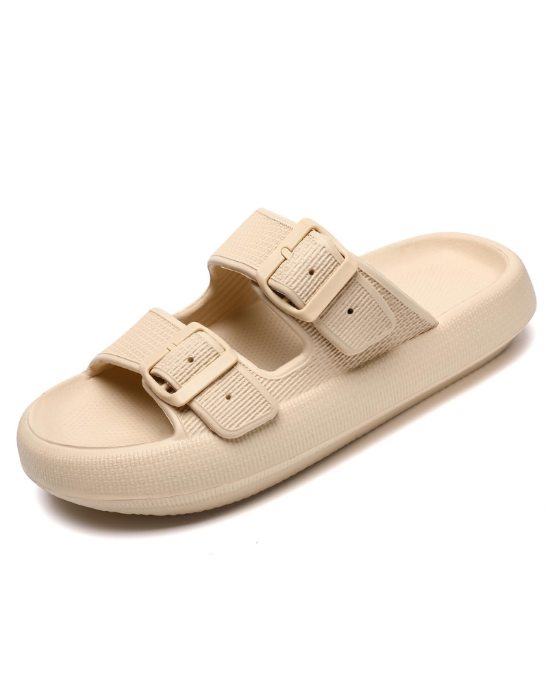 Megan Women’s Cloud Sandals – Lightweight EVA, Adjustable Buckle, and Non-Slip Sole
