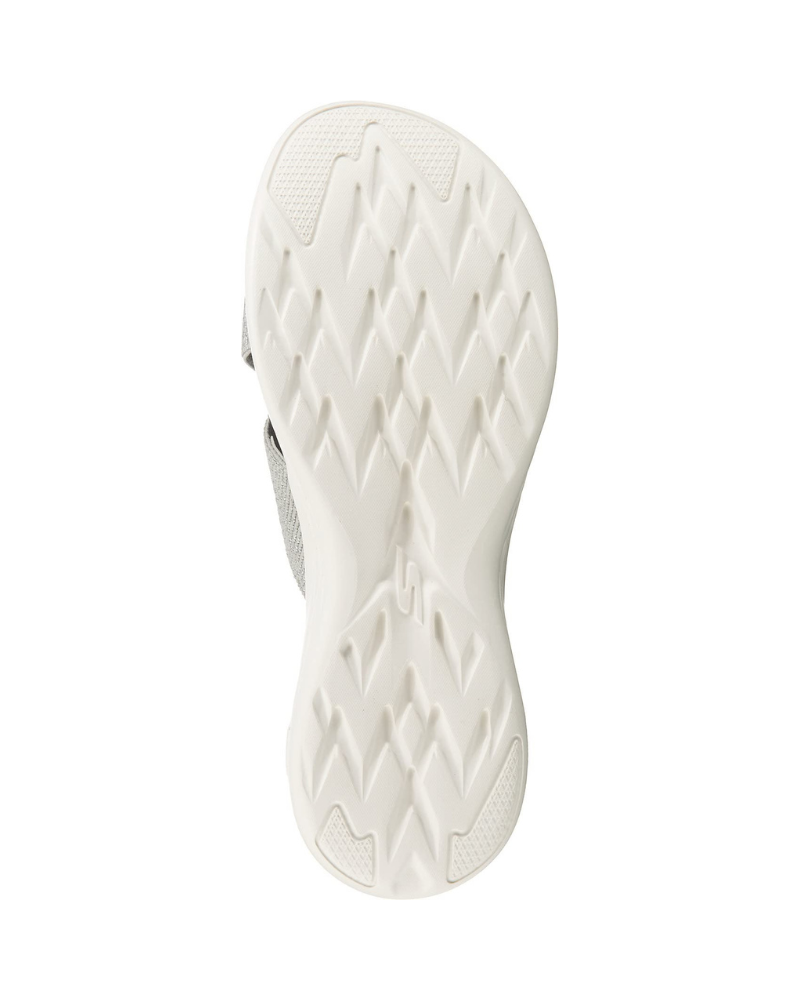 Hailey Sandalias Slip-On Mujer – Tiras Metalizadas, Plantilla Acolchada y Suela Flexible