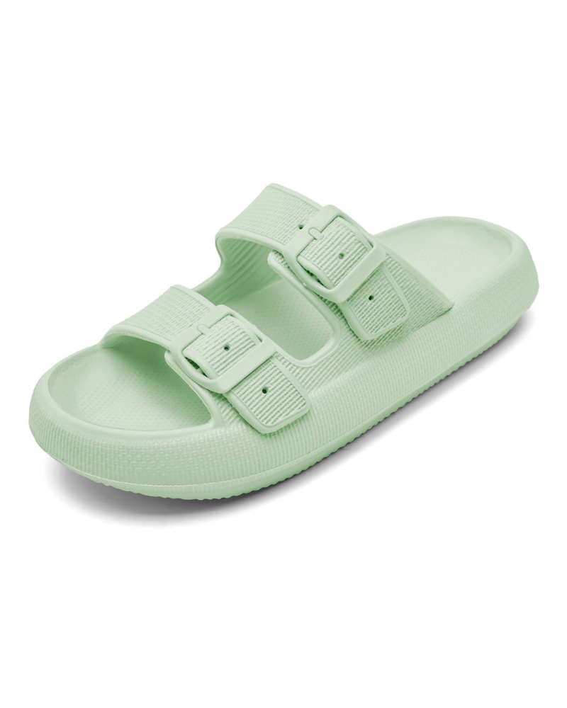 Megan Women’s Cloud Sandals – Lightweight EVA, Adjustable Buckle, and Non-Slip Sole