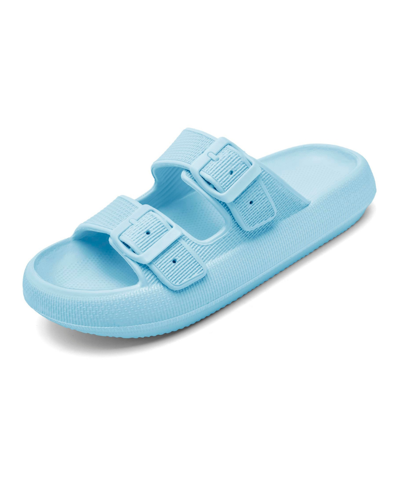 Megan Women’s Cloud Sandals – Lightweight EVA, Adjustable Buckle, and Non-Slip Sole