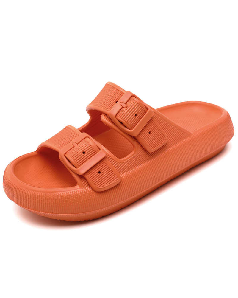 Megan Women’s Cloud Sandals – Lightweight EVA, Adjustable Buckle, and Non-Slip Sole