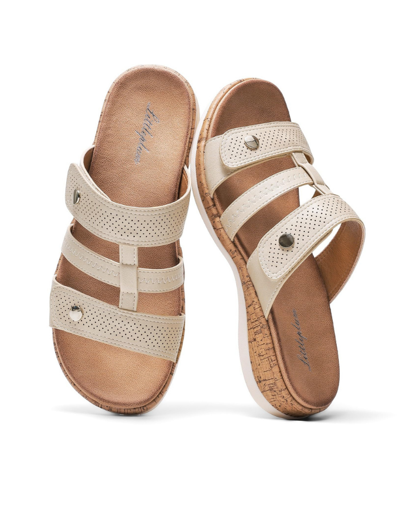 Lauren Mules Transpirables Mujer – Ajuste Regulable y Suela de Goma Antideslizante