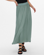 Keira Falda Maxi Mujer – Plisada de Viscosa Suave para Looks Casuales