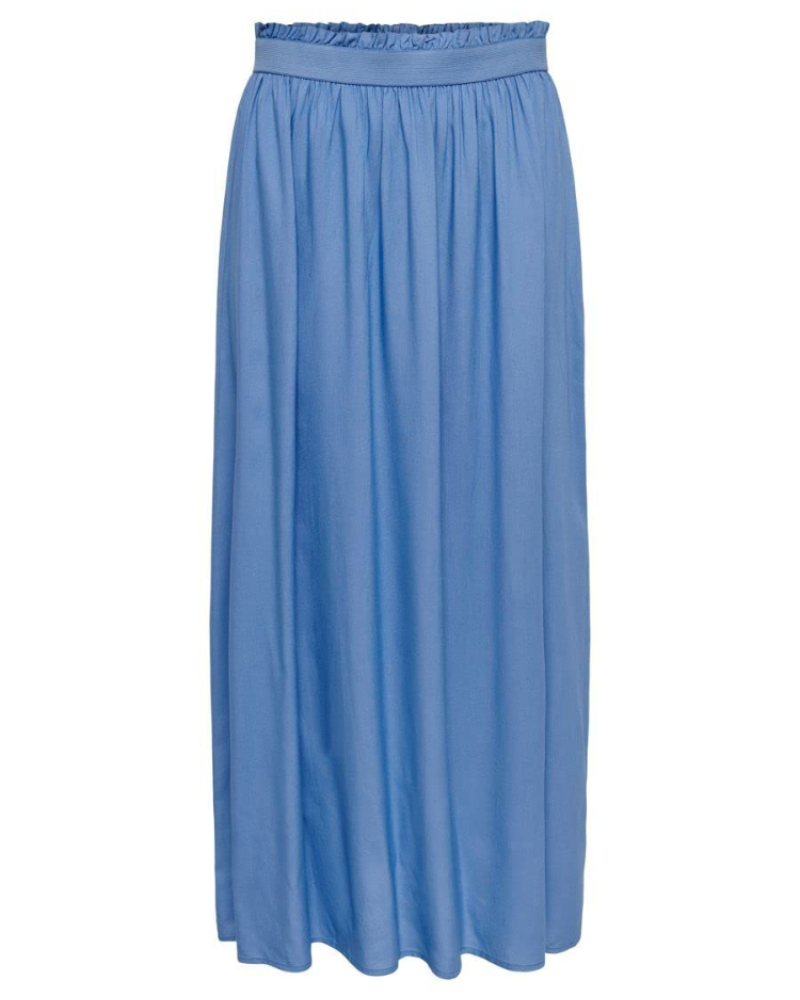 Keira Falda Maxi Mujer – Plisada de Viscosa Suave para Looks Casuales