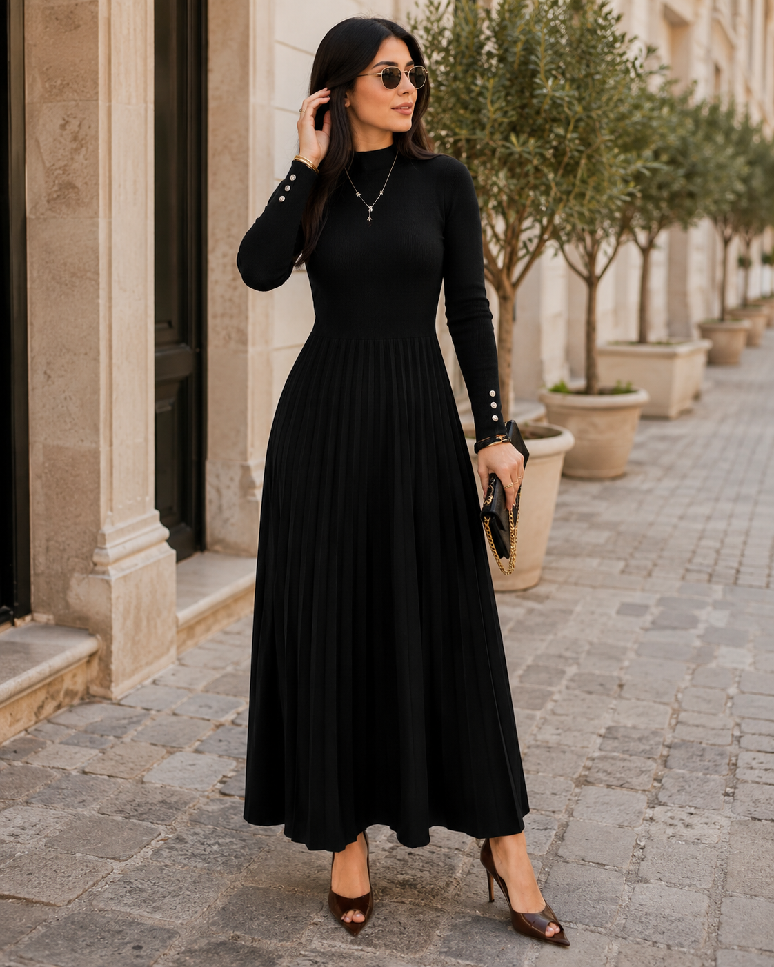 Vestido Jimena para Mujer – Sofisticado, Suave y Elegante