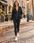 Sudadera con capucha y cremallera Cristina para Mujer – Capucha, Mezcla de algodón y Bolsillos prácticos