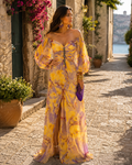 Vestido largo Diana para Mujer – Escote en V pronunciado, Elegante y Cálido