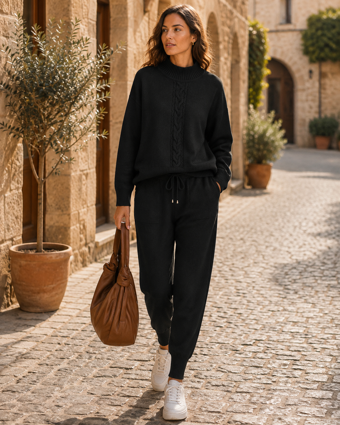 Conjunto de estar Sofía para Mujer – Punto afelpado, Punto suave y Cómodo