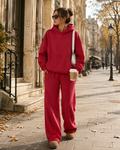 Sudadera con capucha Irene para Mujer – Pierna ancha, Bolsillos prácticos y Hombros caídos