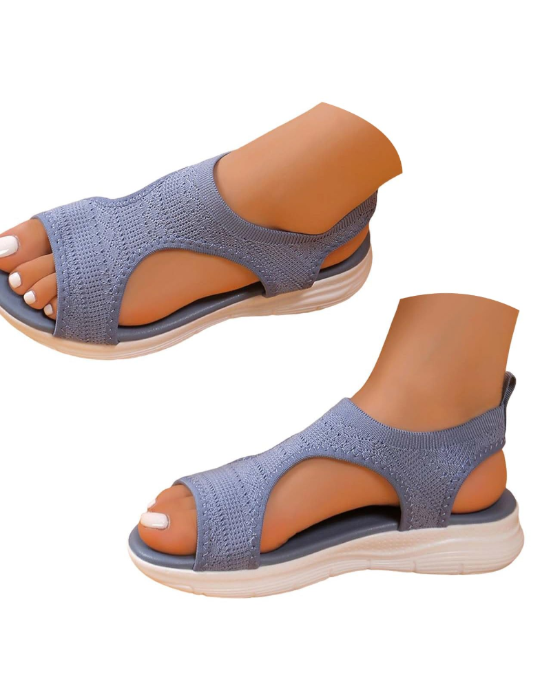 Piper Sandalias Tejidas Mujer – Punta Abierta, Suela Flexible y Diseño Ligero