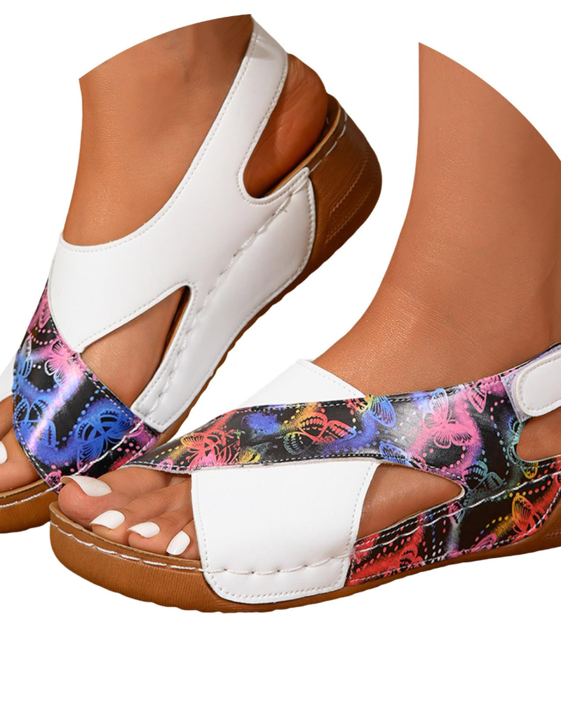 Layla Sandalias Plataforma Mujer – Cuña Ligera, Slingback Ajustable y Suela Antideslizante