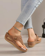 Ruby Sandalias Mujer Cuña – Flip Flops Ligeras, Cómodas y Slip-On