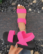 Harper Sandalias Mujer Plataforma – Tejido Transpirable, Cuña Ligera y Cómoda