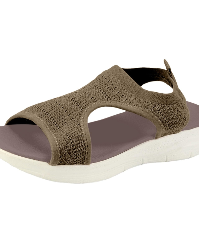 Piper Sandalias Tejidas Mujer – Punta Abierta, Suela Flexible y Diseño Ligero