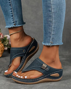 Ruby Sandalias Mujer Cuña – Flip Flops Ligeras, Cómodas y Slip-On