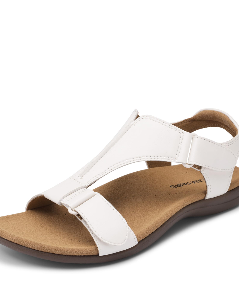 Hannah Sandalias Mujer T-Strap – Soporte de Arco y Suela Antideslizante