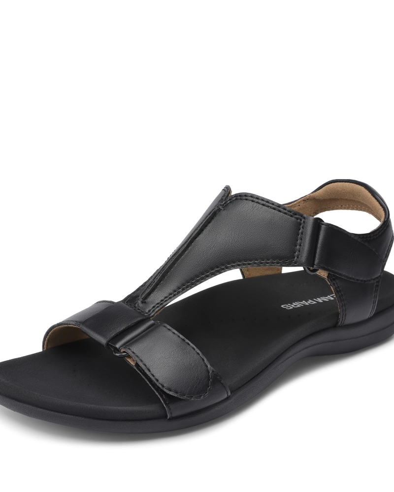 Hannah Sandalias Mujer T-Strap – Soporte de Arco y Suela Antideslizante