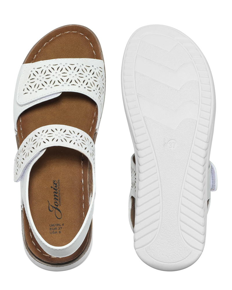 Amelia Sandalias Mujer Deportivas – Velcro Ajustable, Ligeras y Acolchadas