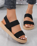 Harper Sandalias Mujer Plataforma – Tejido Transpirable, Cuña Ligera y Cómoda