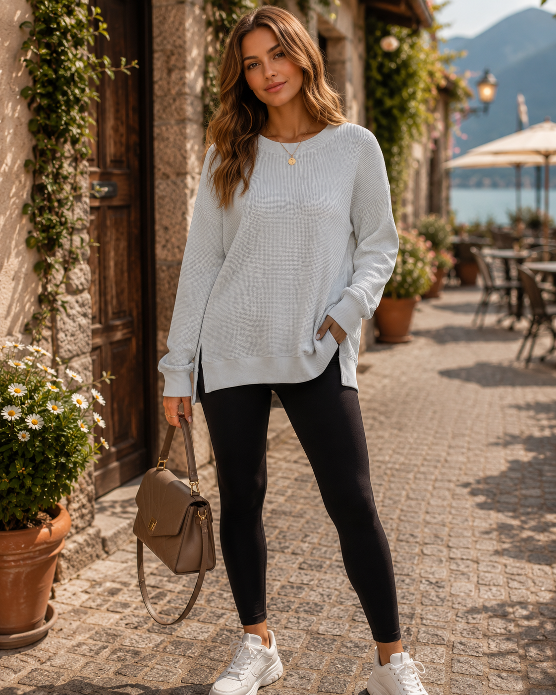 Sudadera Julia para Mujer – Cuello redondo, Mangas largas y Cómodo