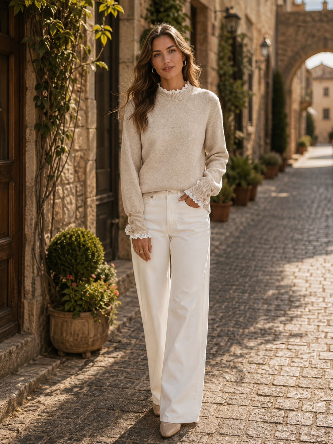 Suéter Valentina para Mujer – Afelpado, Corte elegante y Cómodo