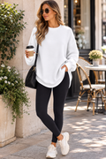 Sudadera Pilar para Mujer – Hombros caídos, Silueta relajada y Mangas largas